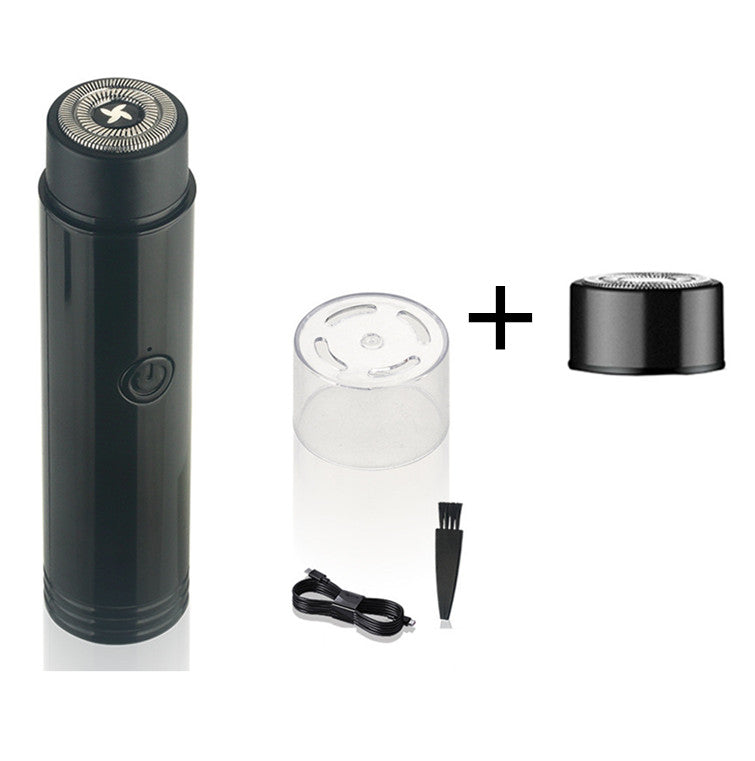 Mini electric shaver – portable rechargeable shaver for travel, car use, and daily grooming
