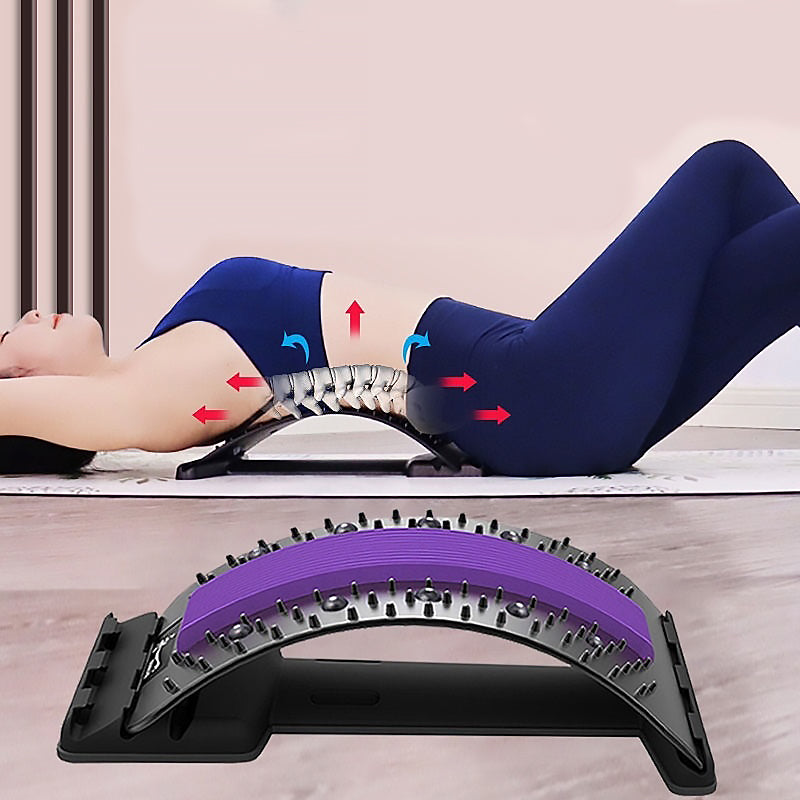 Electric back massager for pain relief and muscle relaxation