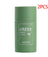 Green tea cleansing mask stick with clay for oil control and acne care