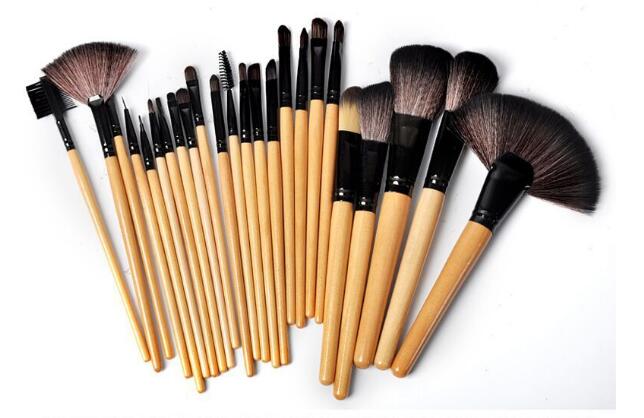 24 pcs makeup brush set with gift bag professional cosmetic brushes