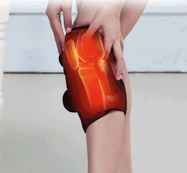 Electric Infrared Knee Massager Wrap on Knee Joint for Pain Relief