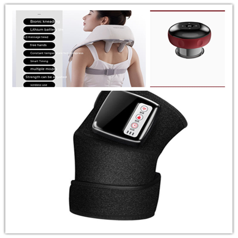 Electric Infrared Knee Massager Wrap on Knee Joint for Pain Relief
