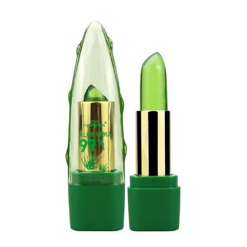 Aloe vera color changing lipstick gloss moisturizing lip care
