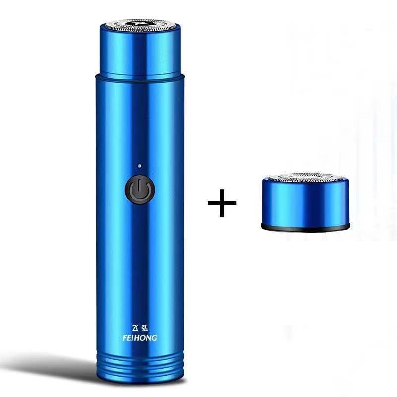 Mini electric shaver – portable rechargeable shaver for travel, car use, and daily grooming