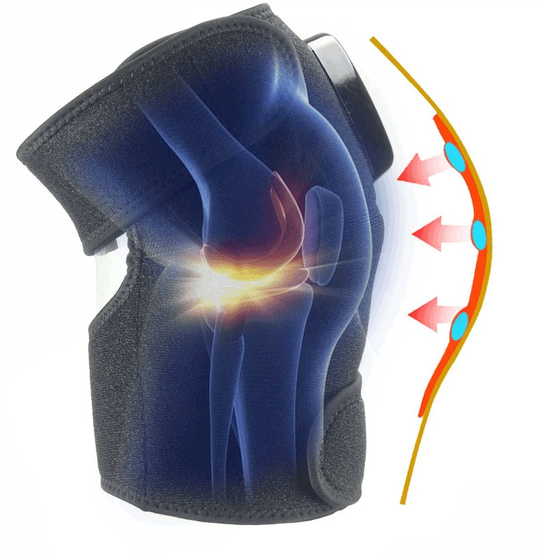 Electric Infrared Knee Massager Wrap on Knee Joint for Pain Relief
