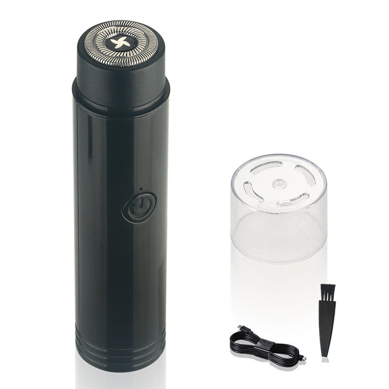 Mini electric shaver – portable rechargeable shaver for travel, car use, and daily grooming