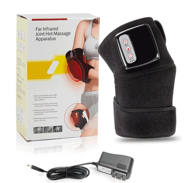 Electric Infrared Knee Massager Wrap on Knee Joint for Pain Relief