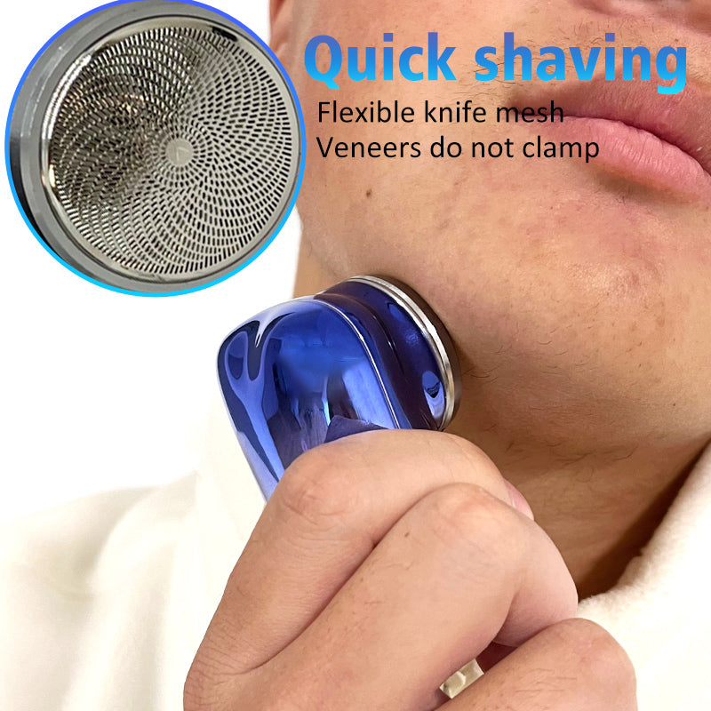 The Mini Portable Electric Shaver is a compact, cordless grooming tool designed for effortless face shaving. USB rechargeable and suitable for wet & dry use, this shaver delivers a painless, smooth experience. Perfect for daily grooming at home or on the go, its lightweight design fits easily into any bag or travel kit.