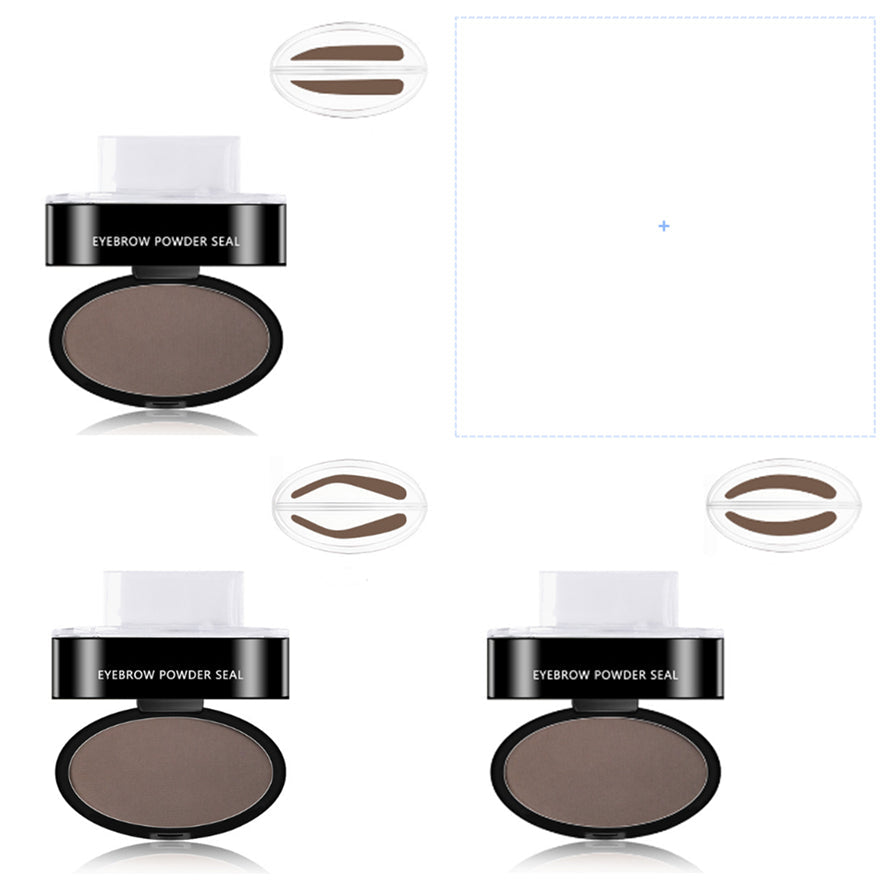 Eyebrow Powder Stamp Kit with Shaping Stencils