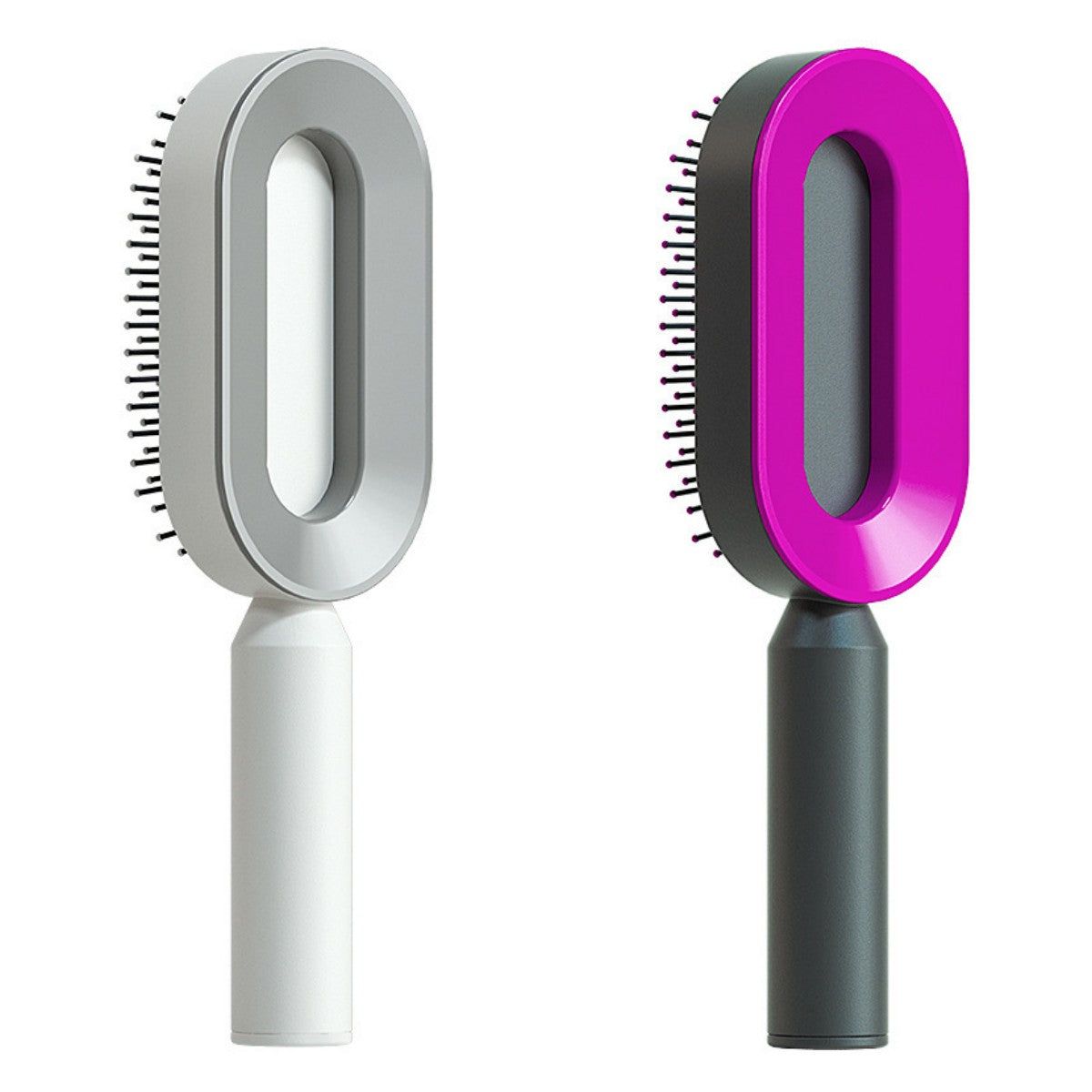 Self Cleaning Hair Brush for Women with Scalp Massage