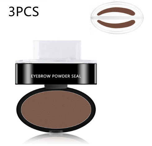 Eyebrow Powder Stamp Kit with Shaping Stencils