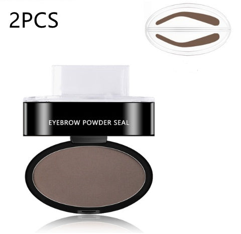 Eyebrow Powder Stamp Kit with Shaping Stencils