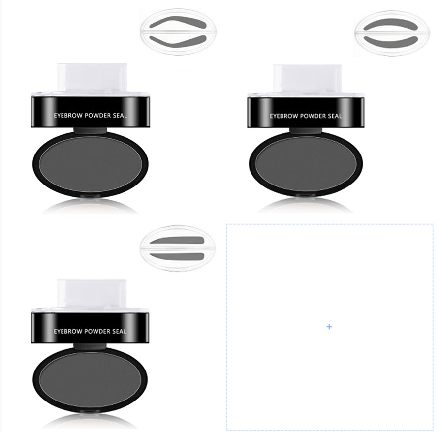 Eyebrow Powder Stamp Kit with Shaping Stencils