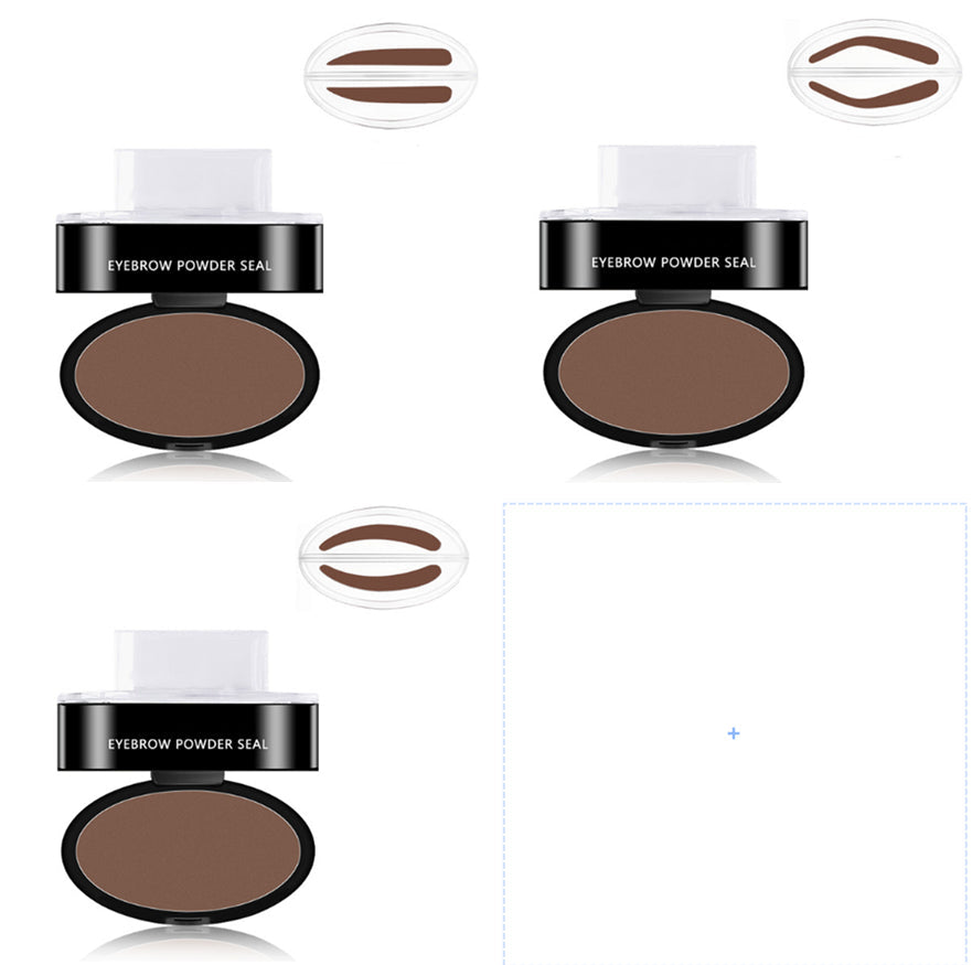 Eyebrow Powder Stamp Kit with Shaping Stencils