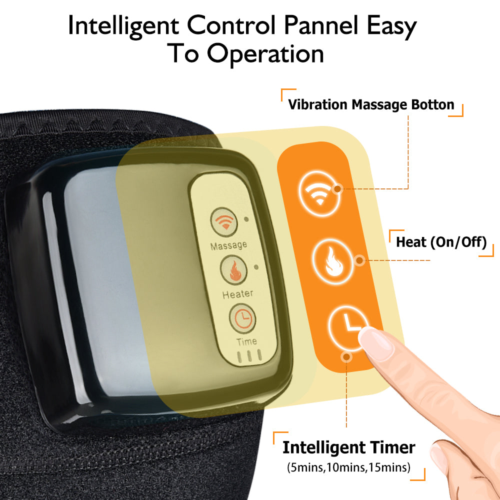 Electric Infrared Knee Massager Wrap on Knee Joint for Pain Relief