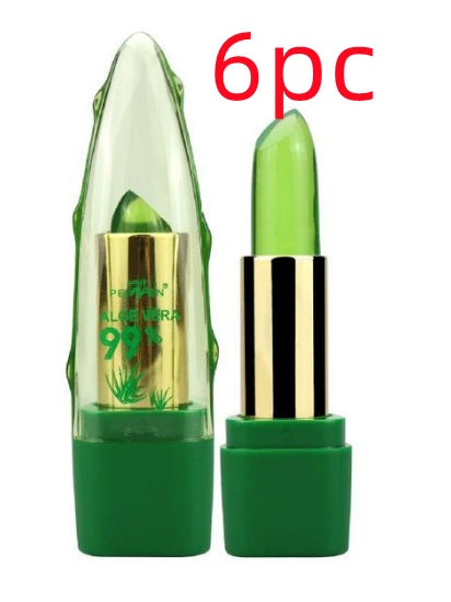 Aloe vera color changing lipstick gloss moisturizing lip care