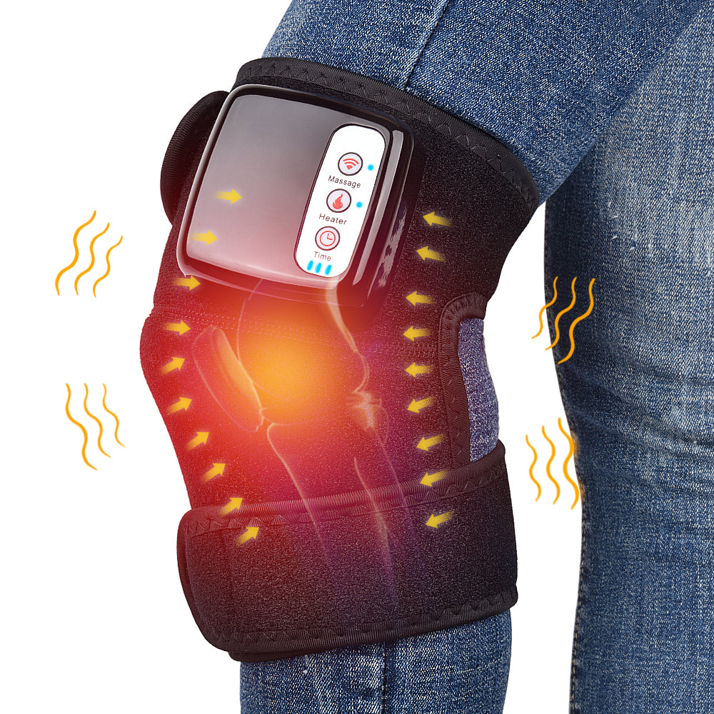 Electric Infrared Knee Massager Wrap on Knee Joint for Pain Relief