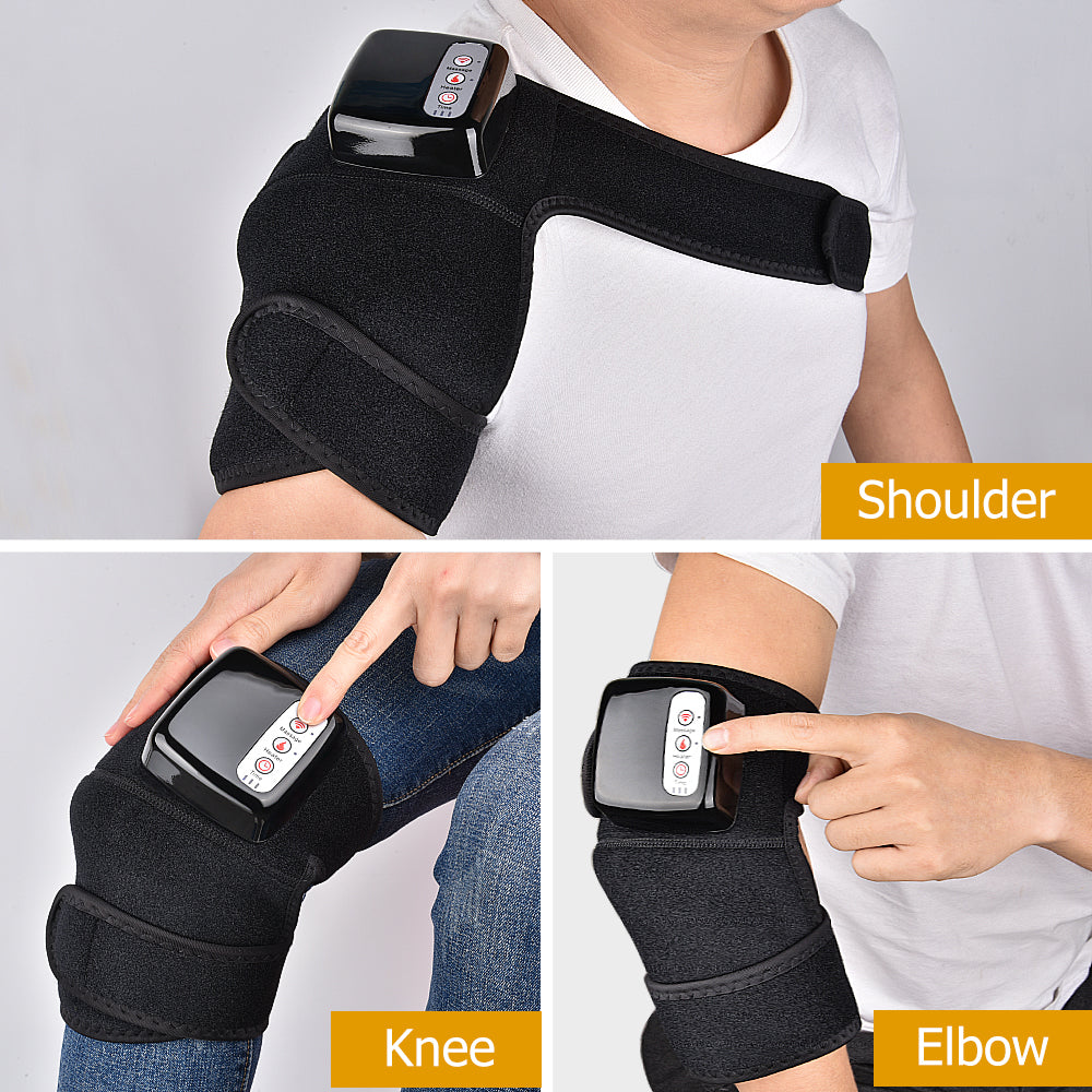 Electric Infrared Knee Massager Wrap on Knee Joint for Pain Relief